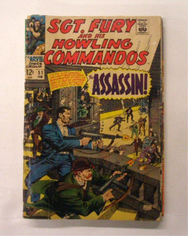1960's & 70's DC Comic Books: Ten Assorted 1960's & 70's DC Comic Books, Sgt. Fury #51, Journey Into Mystery #112, Thor #155, 163, 191, 214 & 255, Where Monsters Dwell #2 & 10 & Iron Man #20