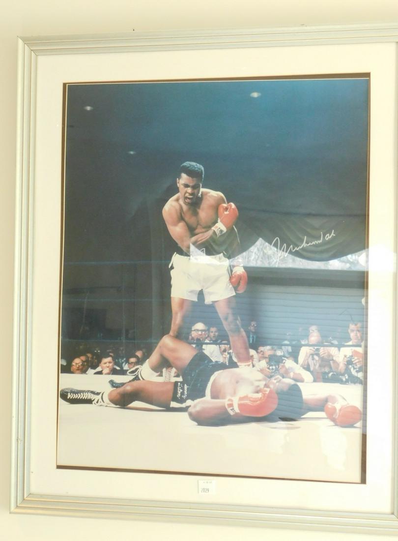 Framed Signed Mohammad Ali Poster (1 of 4)