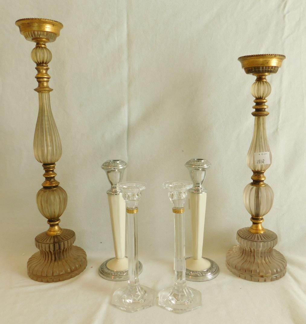 3 Pair of Candlesticks (1 of 5)