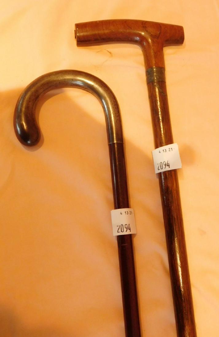 2 Vintage Walking Sticks (1 of 3)