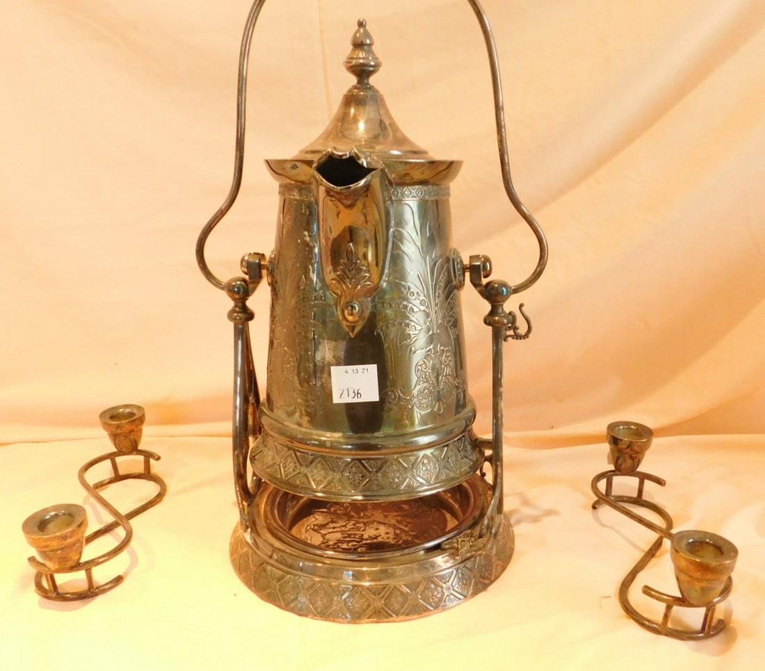 Victorian Ice Water Pitcher on Stand (1 of 3)