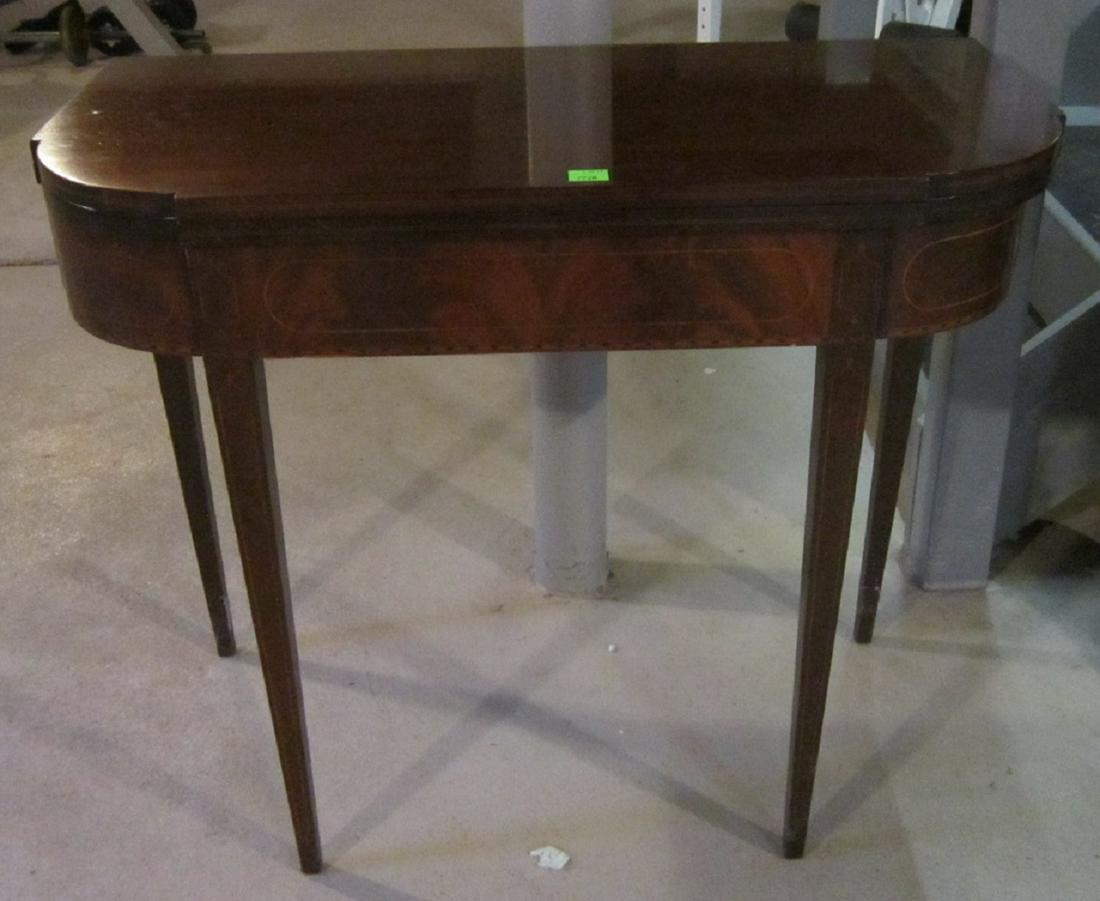 Federal Style Hepplewhite Game Table (1 of 6)