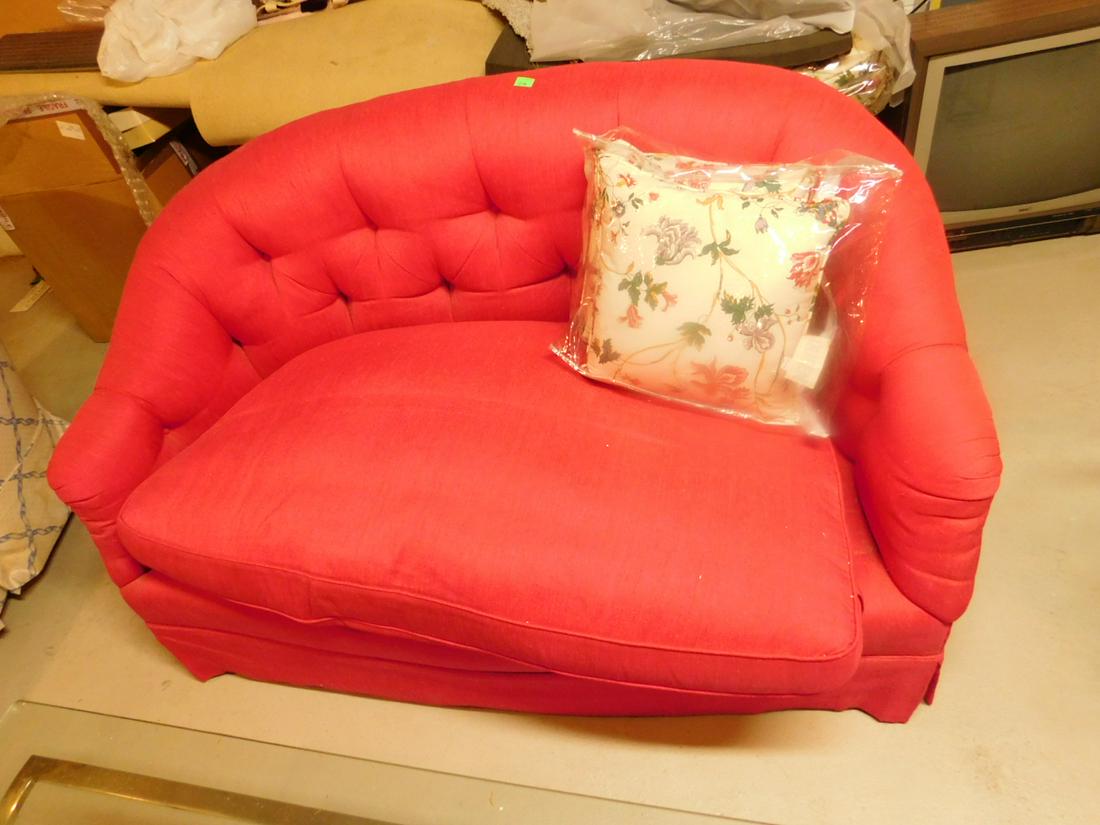Upholstered Love Seat (1 of 1)