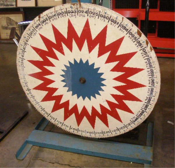 Vintage Carnival Gaming Wheel