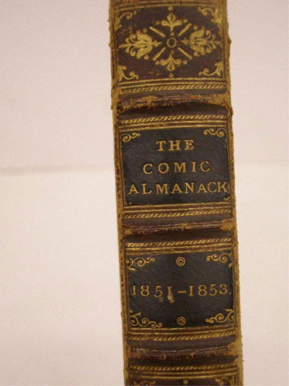 19th c. The Comic Almanac & Diary Book: 19th c. The Comic Almanac and Diary Book, edited by Henry Mayhew & Ribert B. Brough, illustrated by George Cruikshank & H. G. Hine, published by David Bogue, London, bound together in 3 sections, 1851