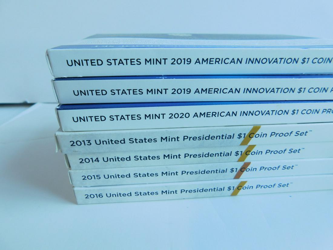 13 US $1 Coin Proof Sets (1 of 5)