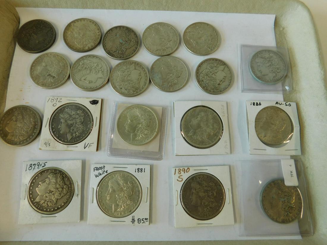 20 US Silver Morgan Dollars (1 of 8)