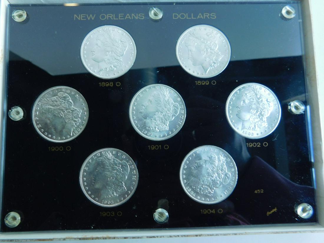 7 U.S. New Orleans Morgan Silver Dollars (1 of 6)