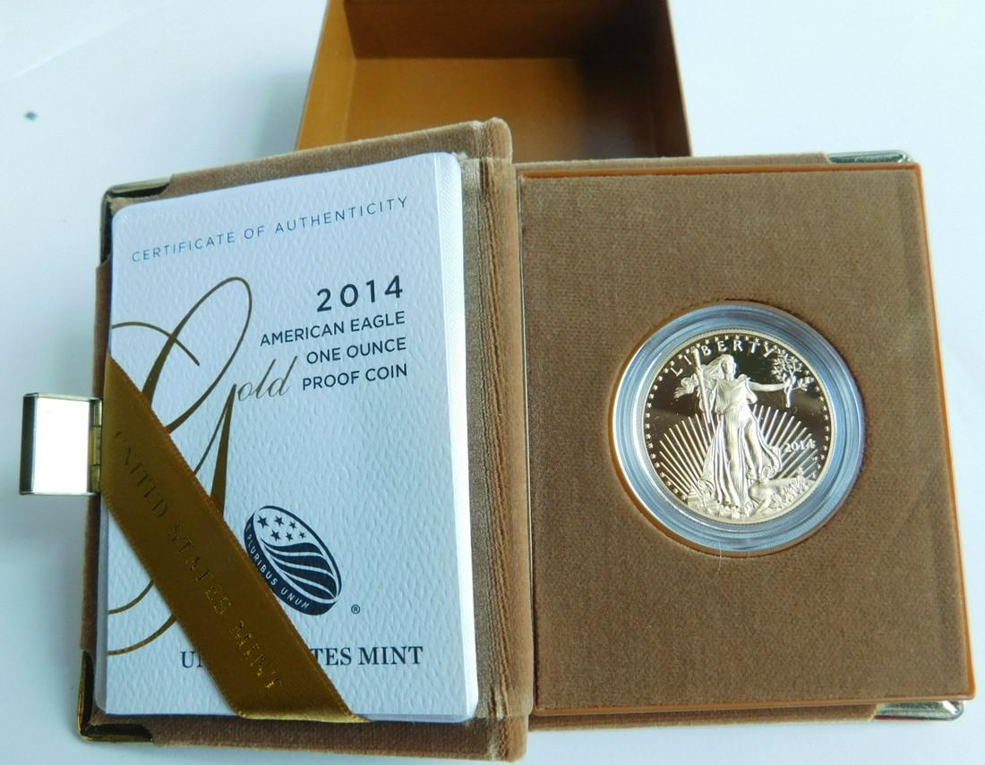 Us American Eagle 1oz Gold Proof Coin (1 of 3)