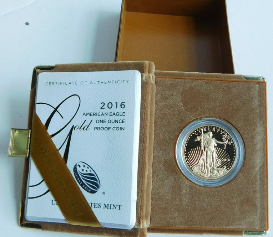 Us American Eagle 1oz Gold Proof Coin (1 of 2)