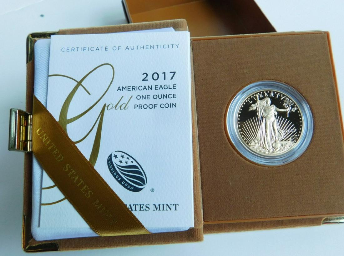 Us American Eagle 1oz Gold Proof Coin (1 of 2)