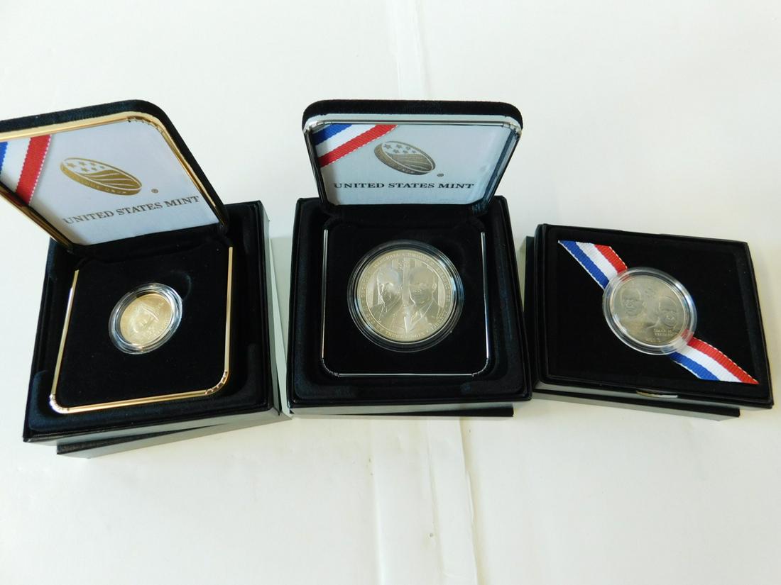 (3) 5 Star Generals Unc. Coins (1 of 6)