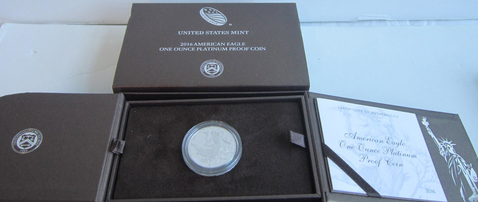 US American Eagle Platinum Proof Coin (1 of 3)