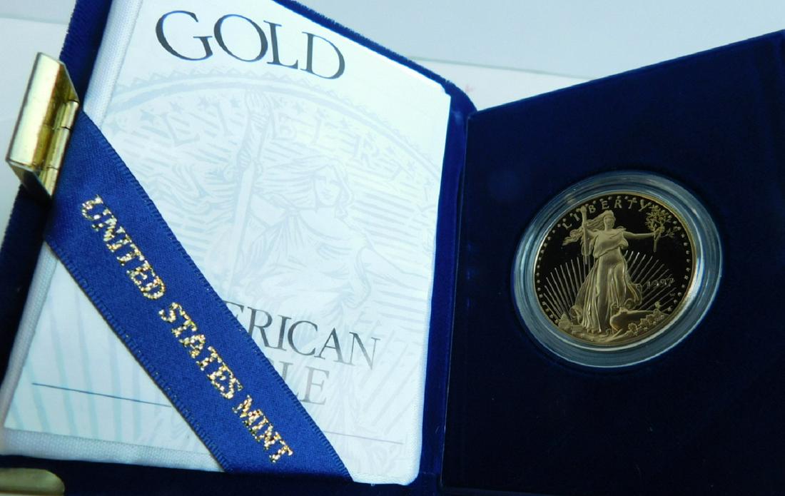 US American Eagle Proof Gold Bullion Coin (1 of 3)