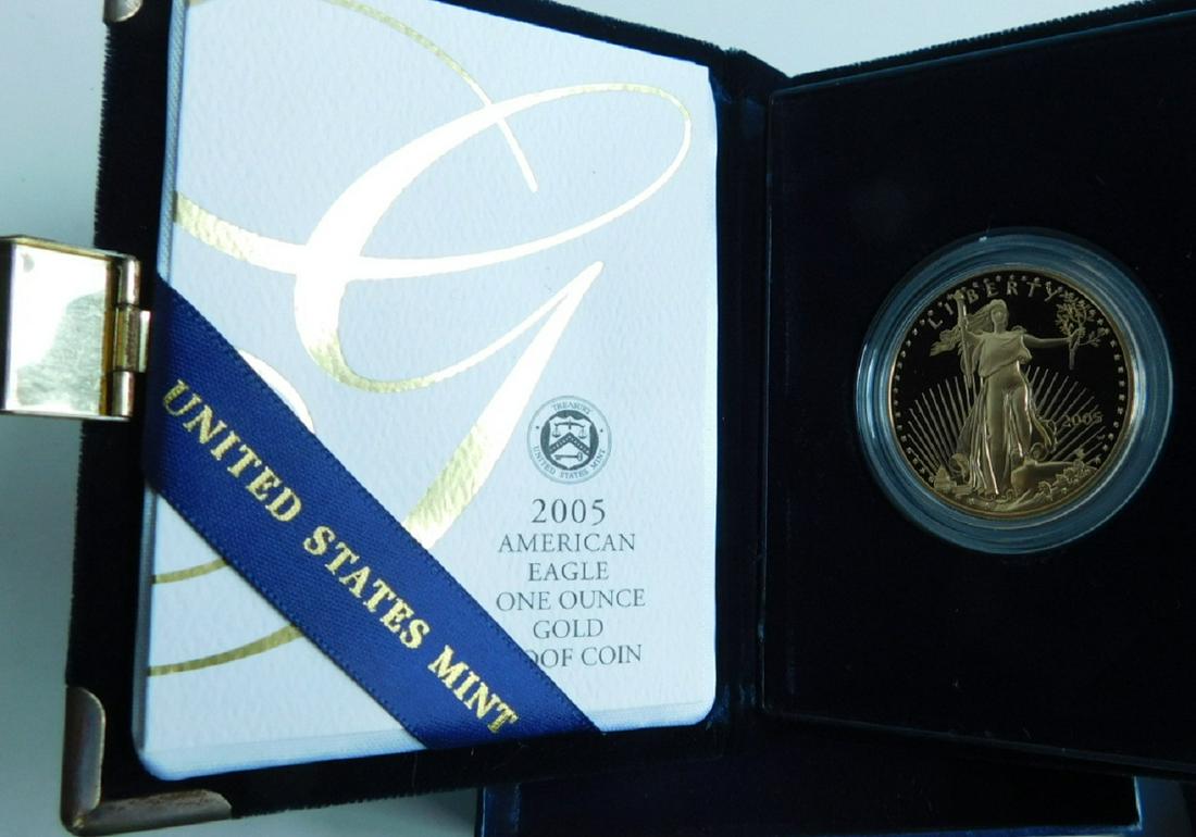 US American Eagle Proof Gold Bullion Coin (1 of 3)