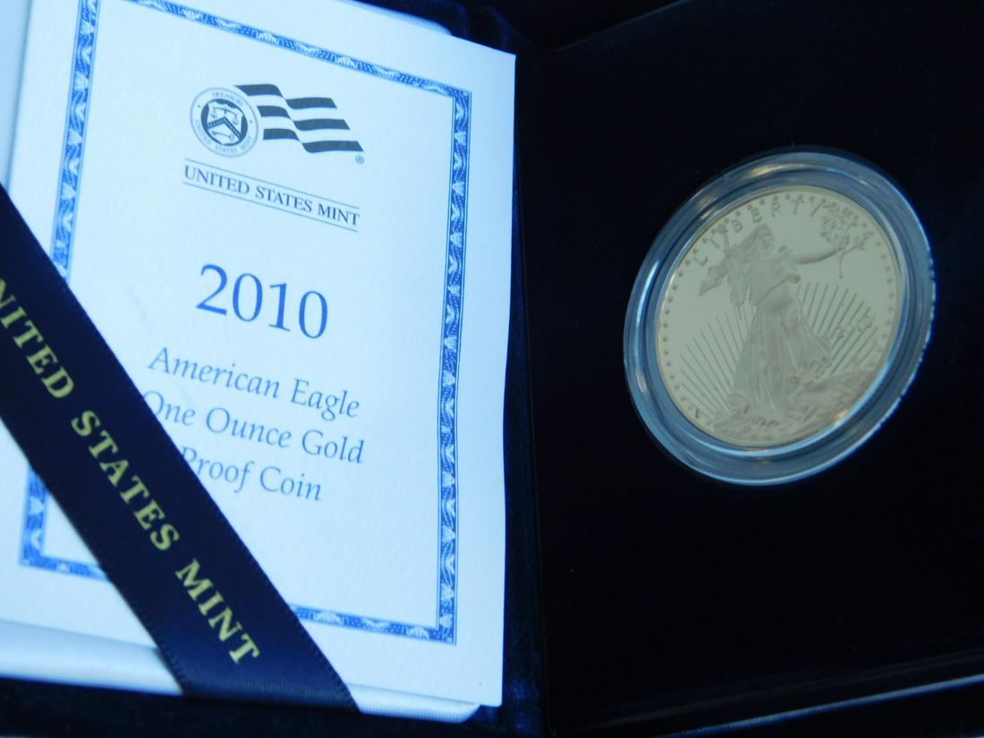 US American Eagle Proof Gold Bullion Coin (1 of 3)