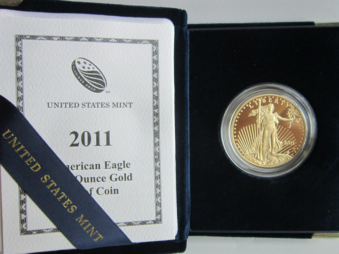 US American Eagle Proof Gold Bullion Coin (1 of 3)