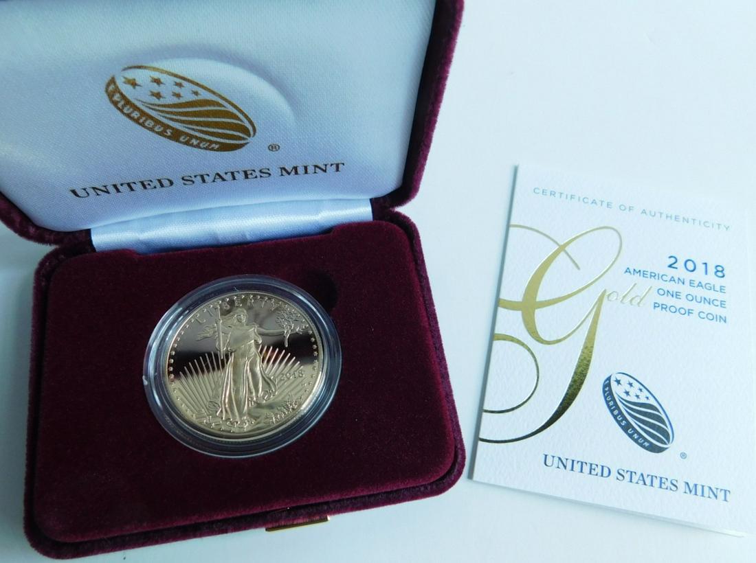 US American Eagle Proof Gold Bullion Coin (1 of 3)