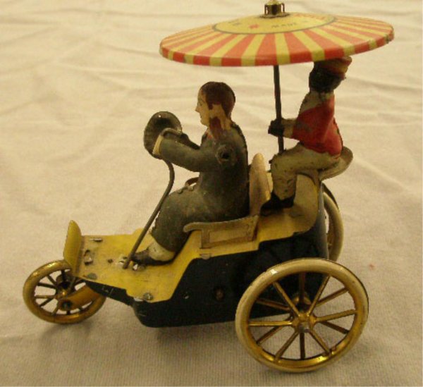 1920's Lehman New Century Cycle: 1920's Lehman wind up clockwork tin plate New Century Cycle