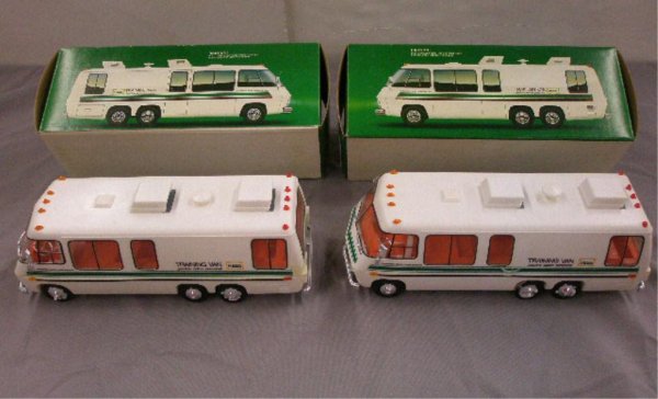 1980 Hess Training Vans: Two 1980 Hess Training Vans w/boxes