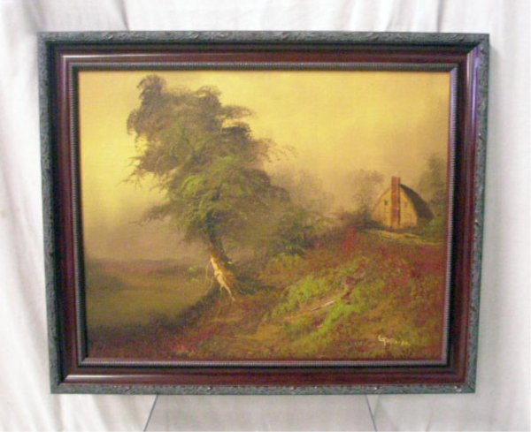 Pr. Gorman o/b: Pair Gorman, signed, oil on board, English Country Landscapes. 16h x 20w=images; 20h x 24w=frames