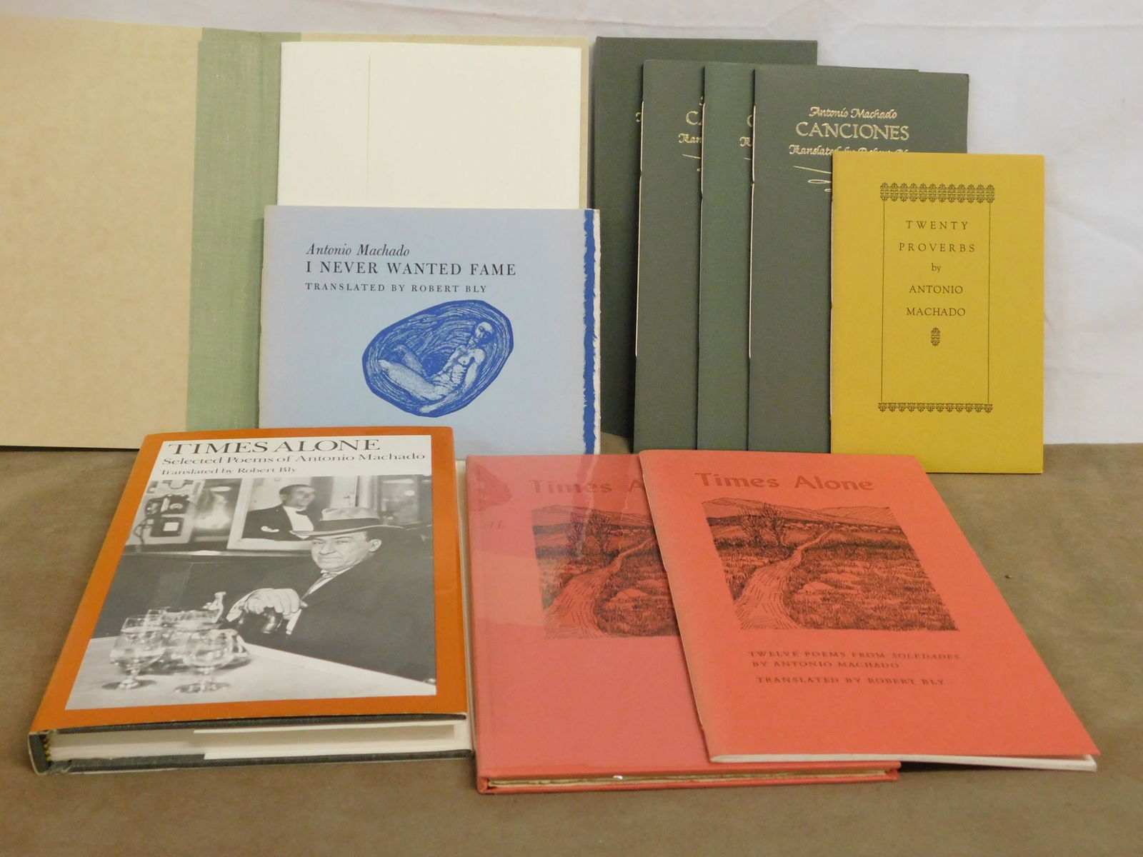 [Bly Robert] Antonio Machado Translations Signed: Bukowski, Charles, Run with the Hunted, HarperCollins, New York, 1993. One of a limited edition of 200, signed by the author, in publisher's slipcase. CONDITION: Fine, still sealed in publisher's shri