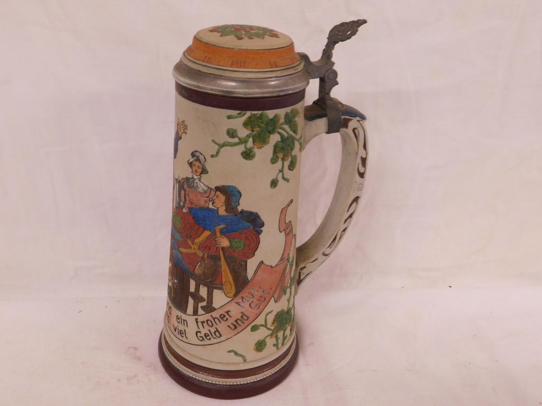 German 1 L. Beer Stein (1 of 6)