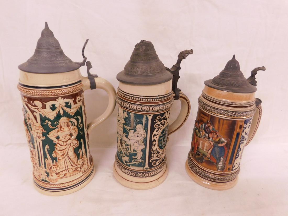 3 German 1L. Beersteins (1 of 8)