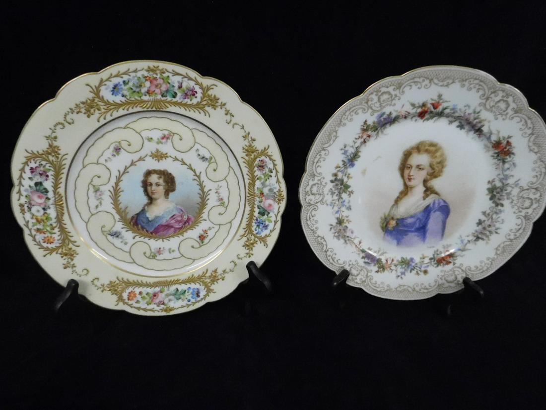 Pr Sevres Porcelain Portrait Plates (1 of 8)