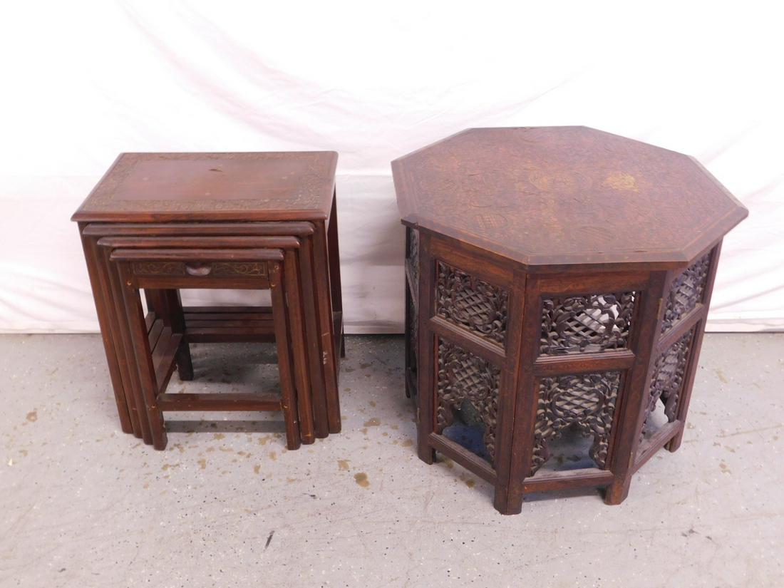 2 India Rosewood Tables (1 of 8)