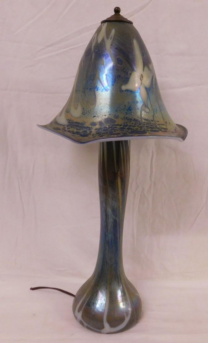 Steve Fellerman Art Glass Lamp (1 of 8)