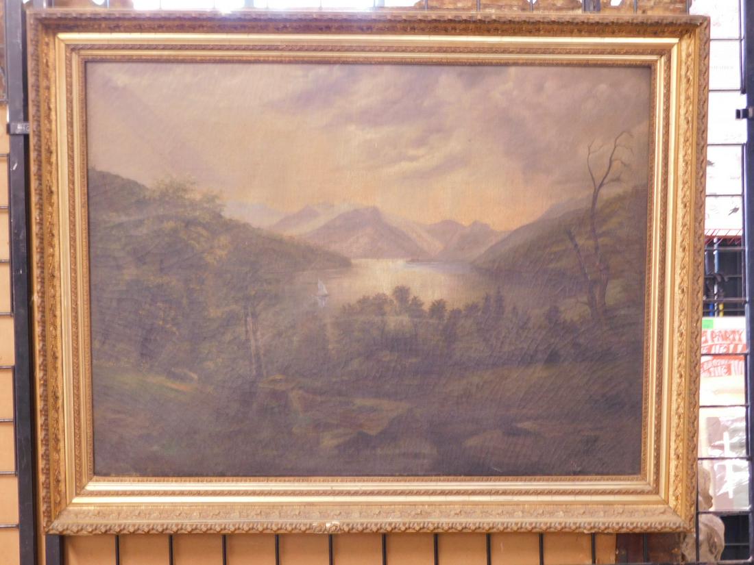 19th C. Hudson River School Painting (1 of 6)