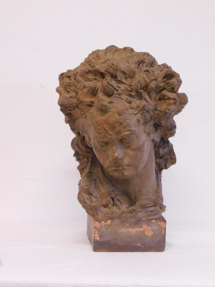 Antique Terracotta Bust Sculpture (1 of 10)