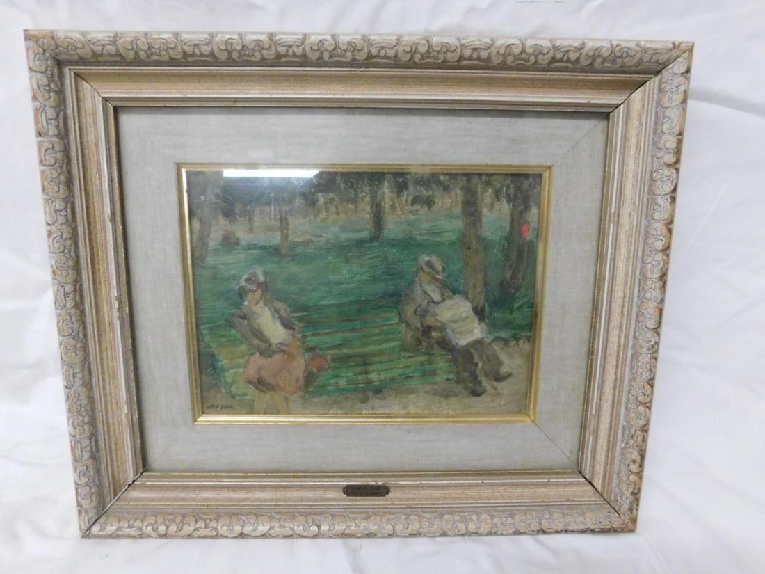 Gabriel Spat Park Bench Painting (1 of 6)