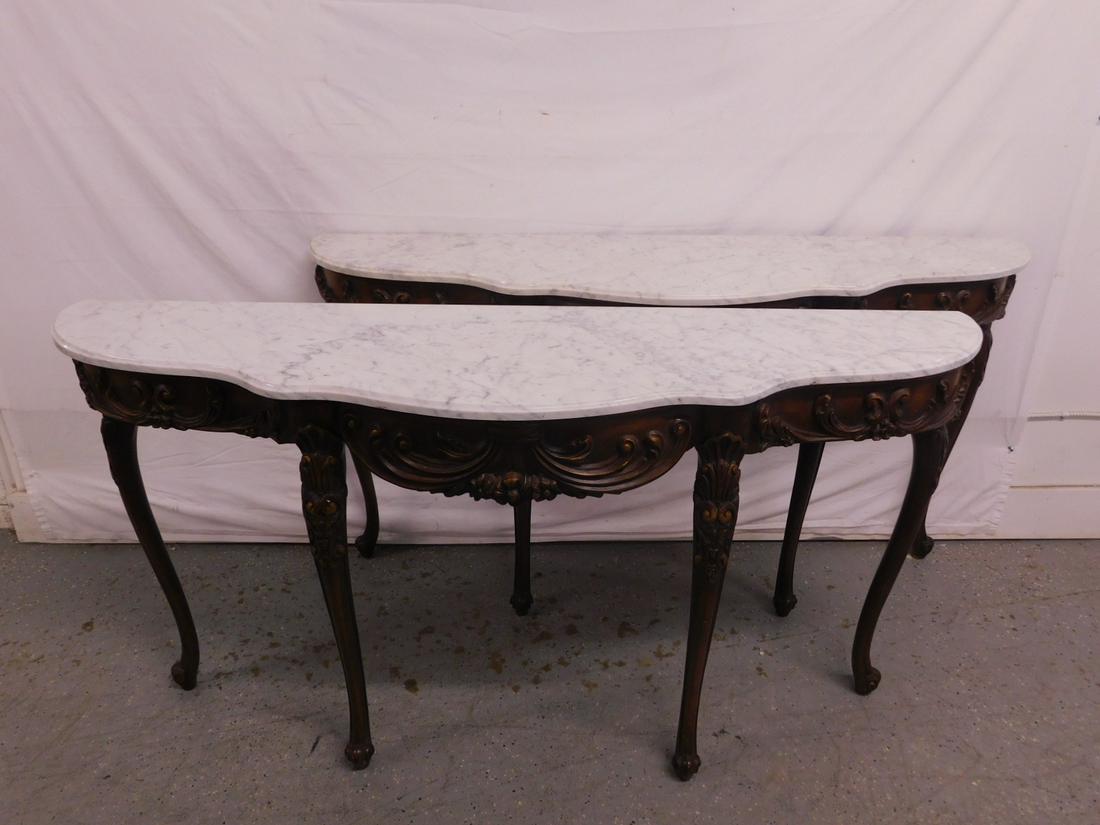 Pr Louis XV Style Console Tables (1 of 5)