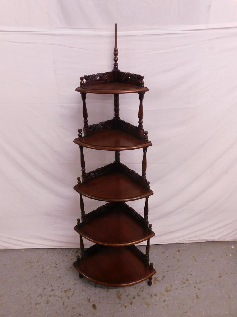Reproduction Corner Whatnot Shelf (1 of 7)