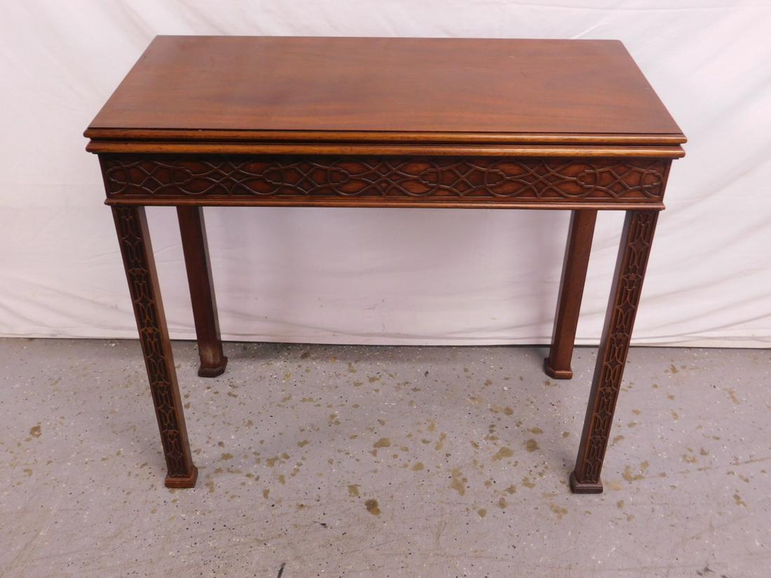 Chinese Chippendale Style Game Table (1 of 5)