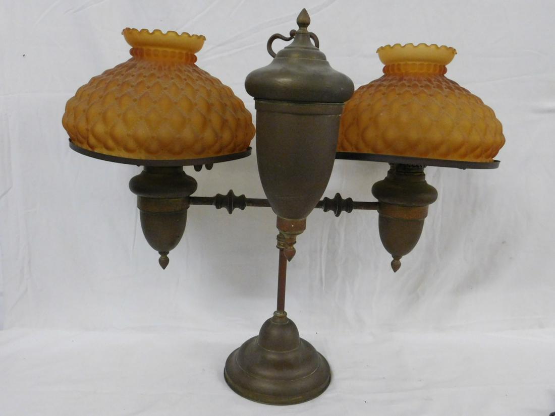 Double Student Oil Lamp (1 of 6)