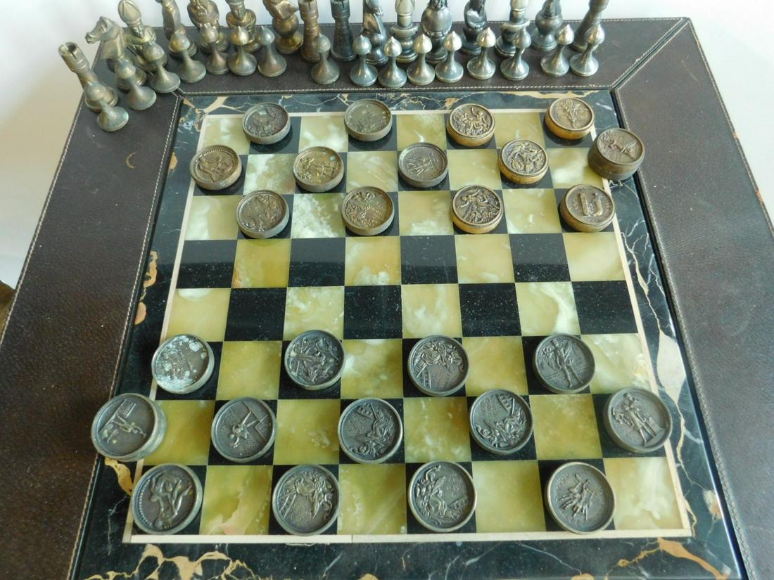 Designer Games Table & Bronze Pieces (1 of 6)