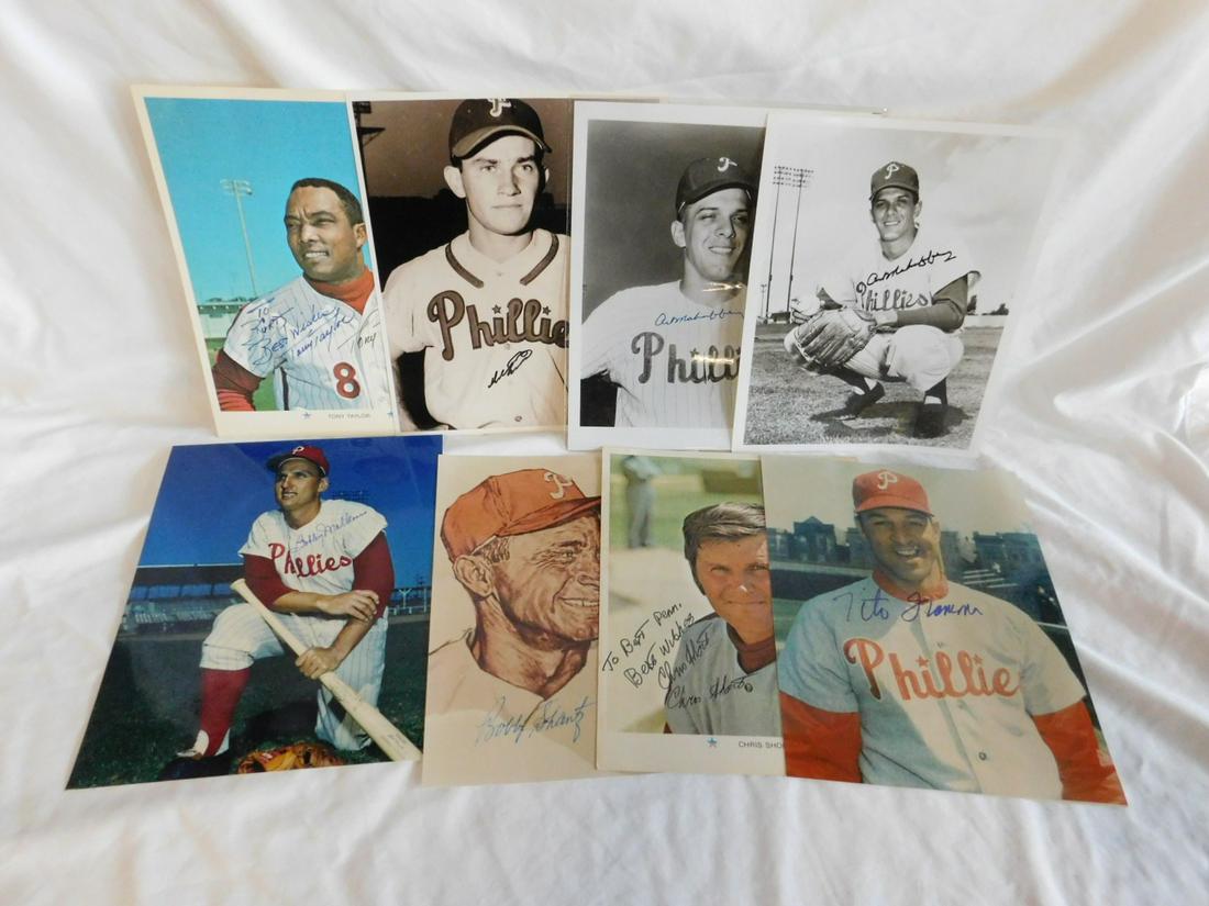 1960s Phillies Autographed Photos (1 of 5)