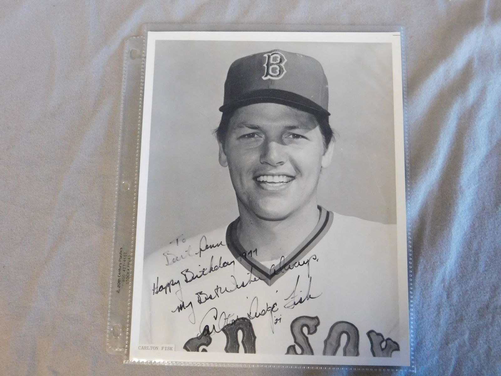 Autographed Photo - Carlton Fisk (1 of 2)