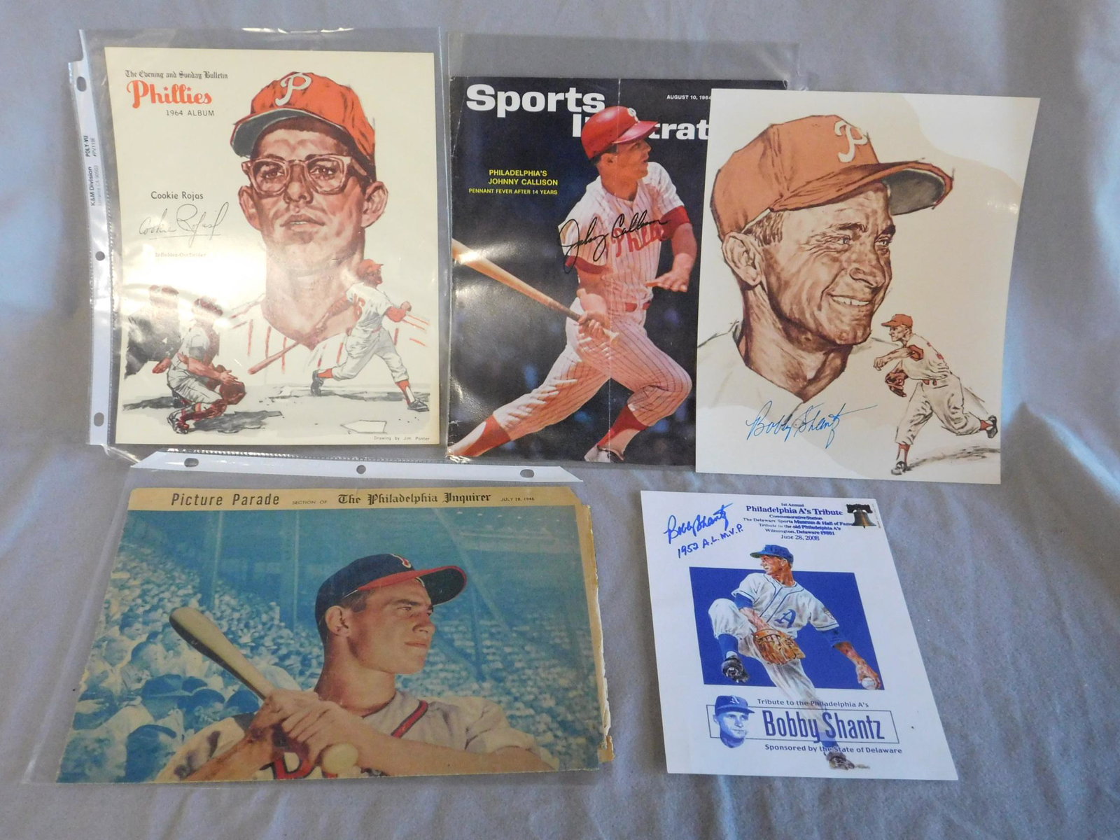 Autographed Magazine Covers & Other - Phillies (1 of 6)
