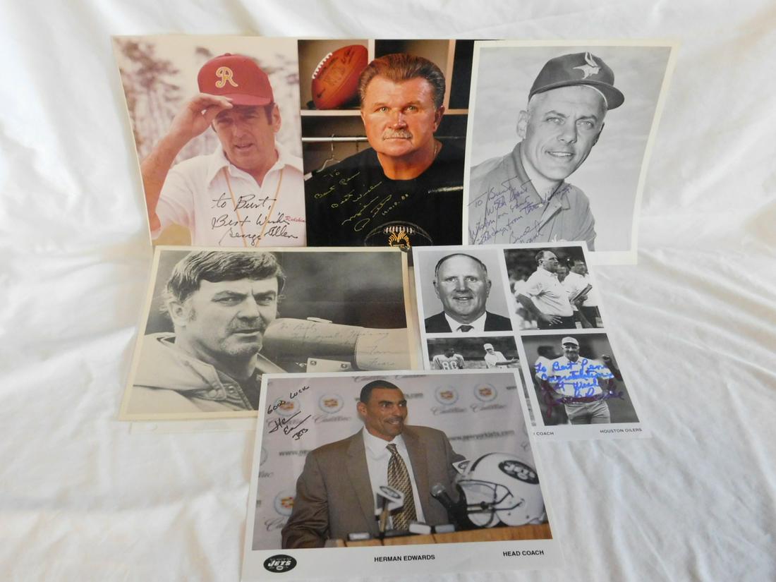 Autographed Photos - NFL Coaches (1 of 5)