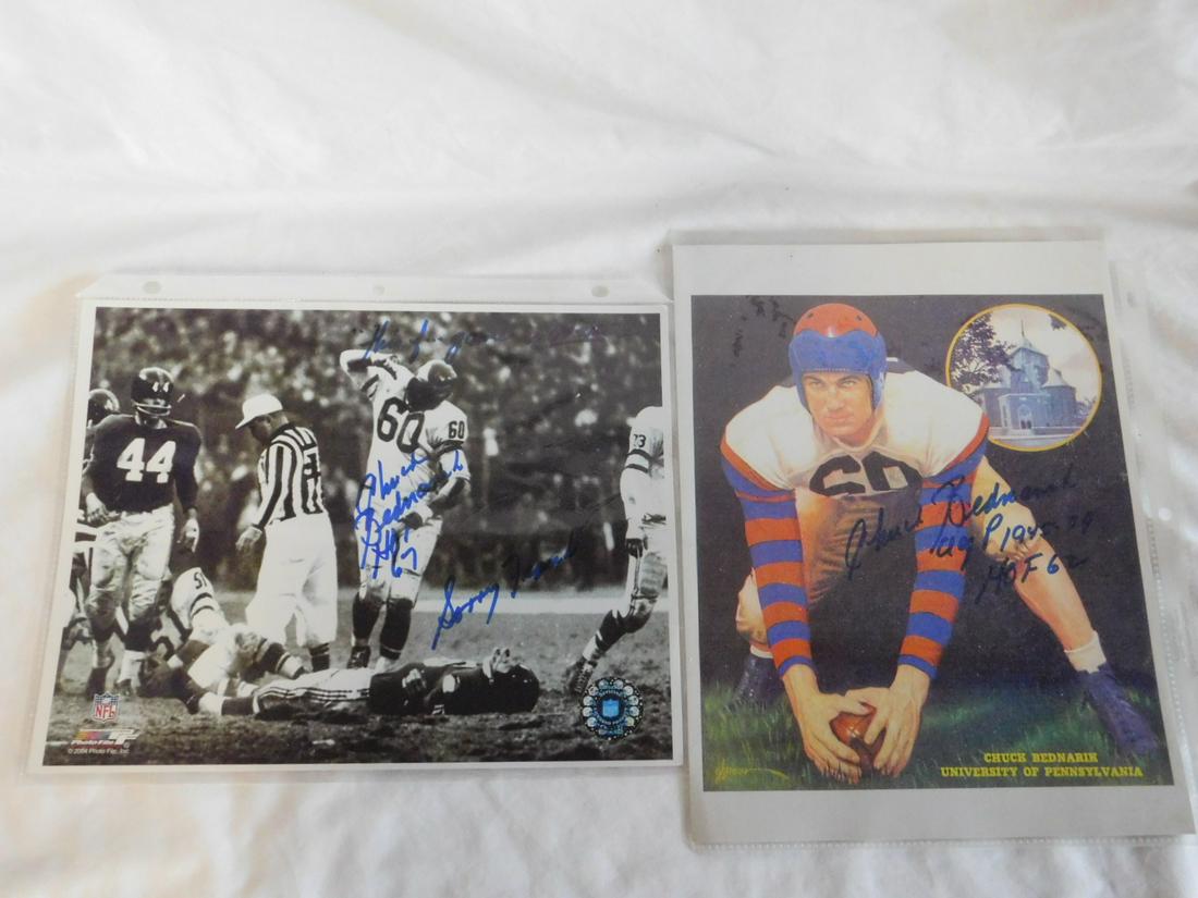 Autographed Photos - Chuck Bednarik (1 of 5)