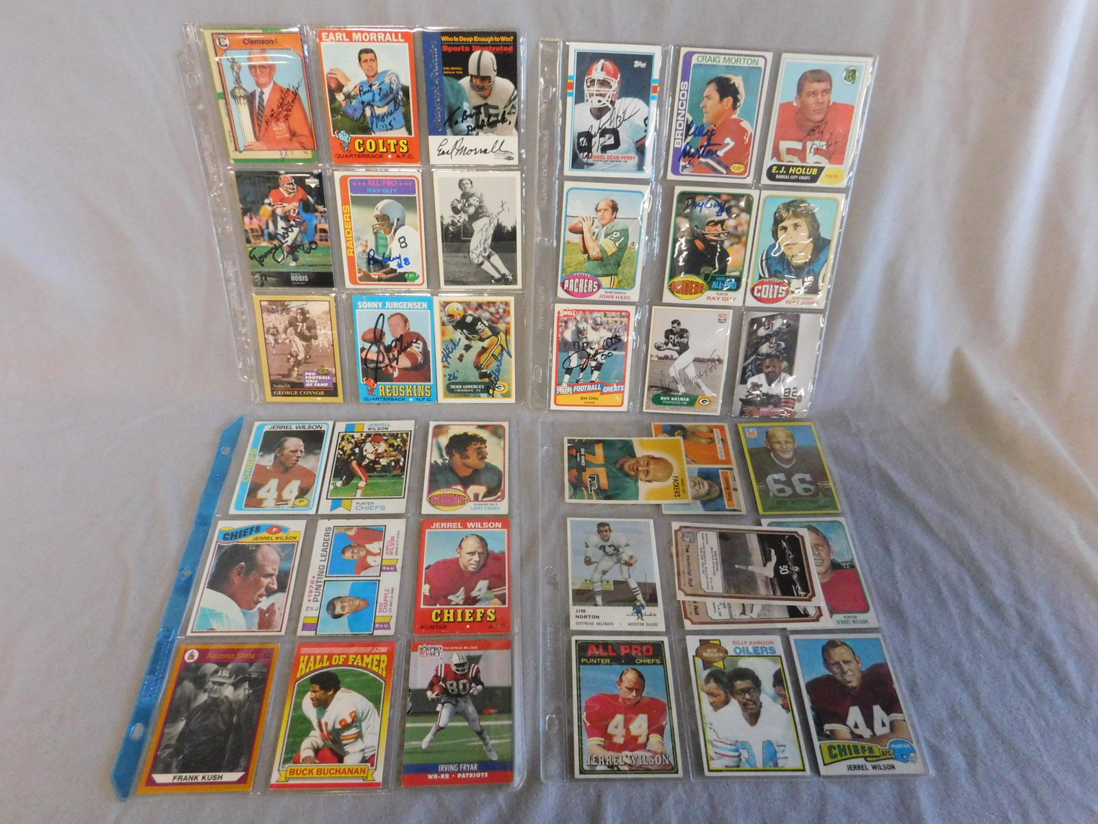 Signed & Unsigned Football Cards (1 of 10)