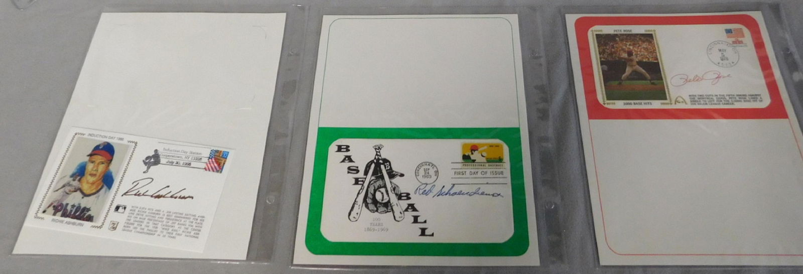 4 Signed Baseball 1st Day Covers (1 of 2)