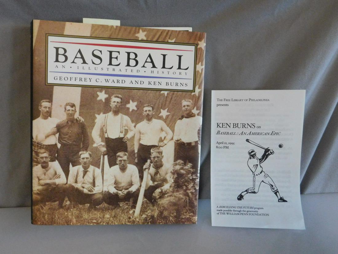 Ken Burns Baseball An Illustrated History Signed (1 of 6)