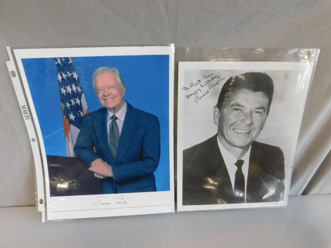 Autograph Photos - Carter & Reagan (1 of 4)