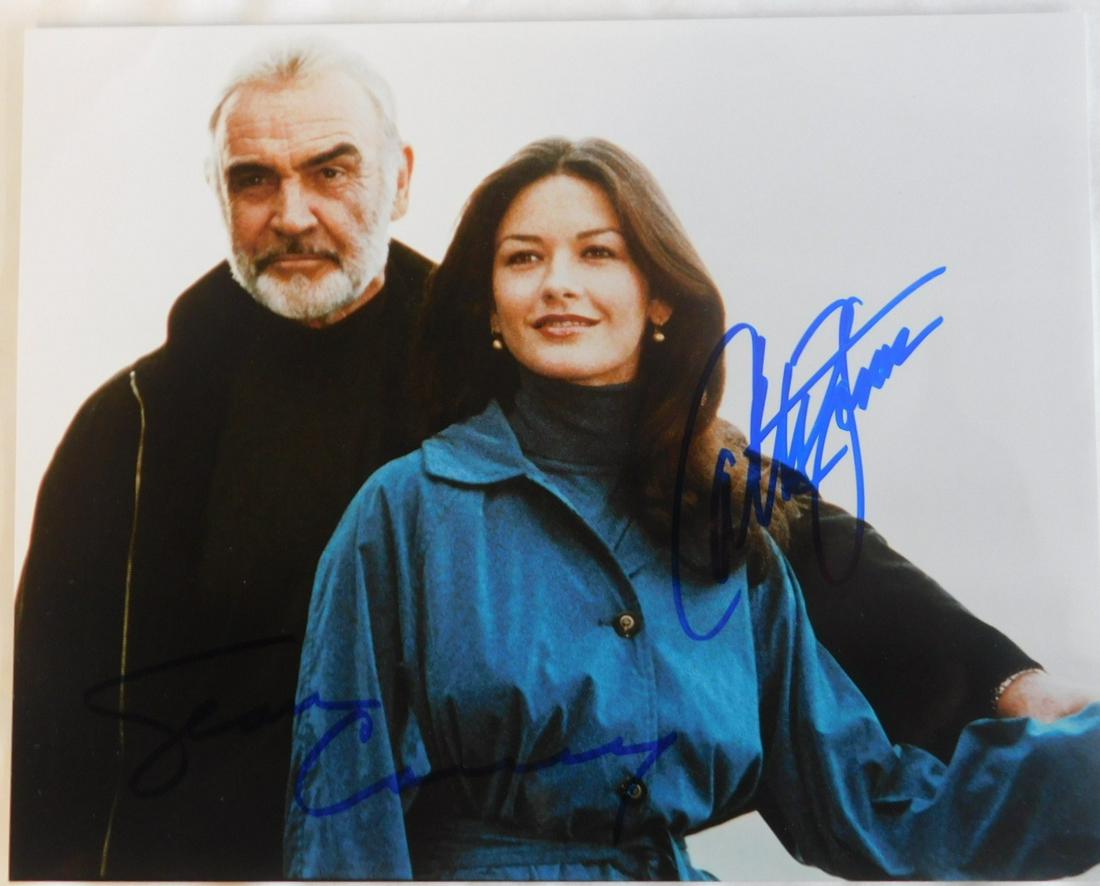 Autographed Photo - Connery & Zeta Jones (1 of 2)