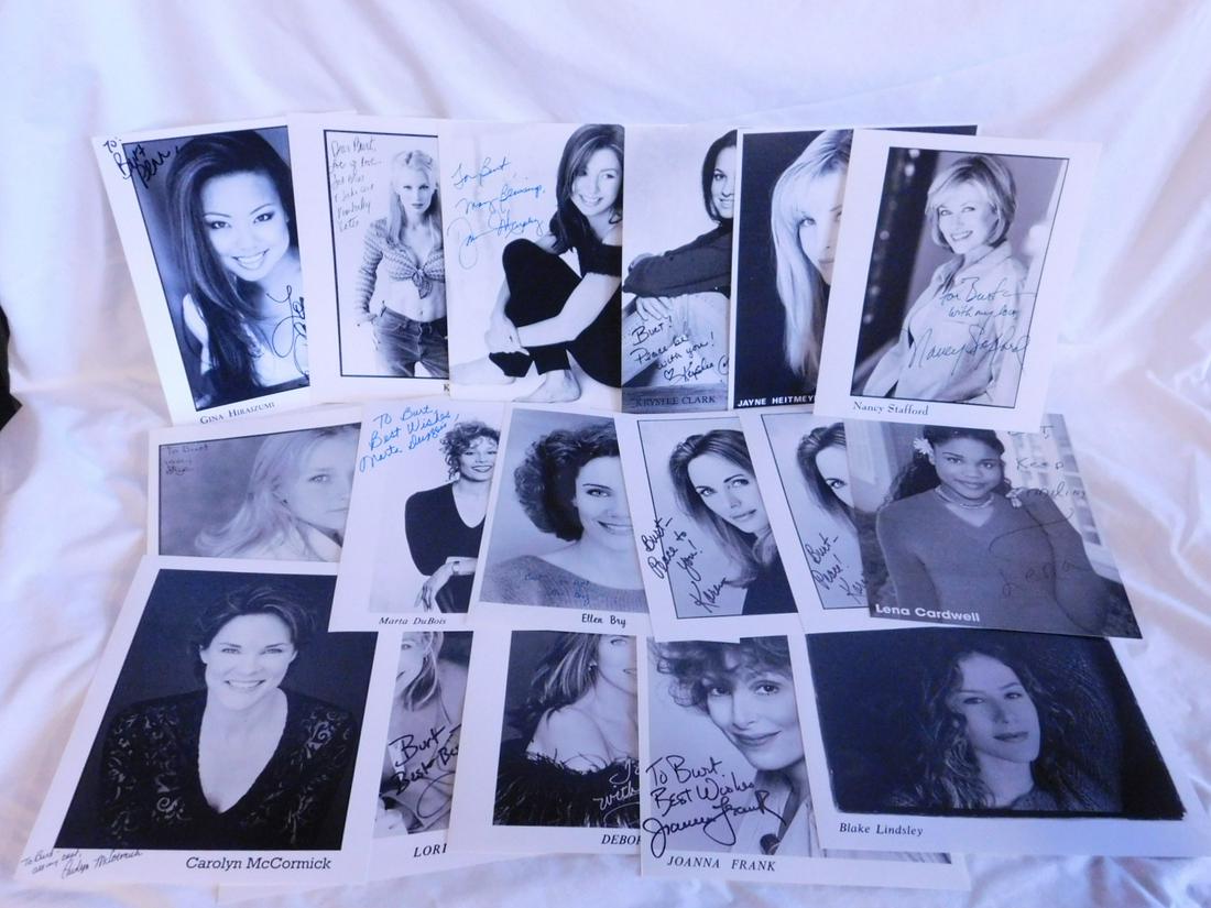 Lot of Autographed Actress Photos (1 of 18)
